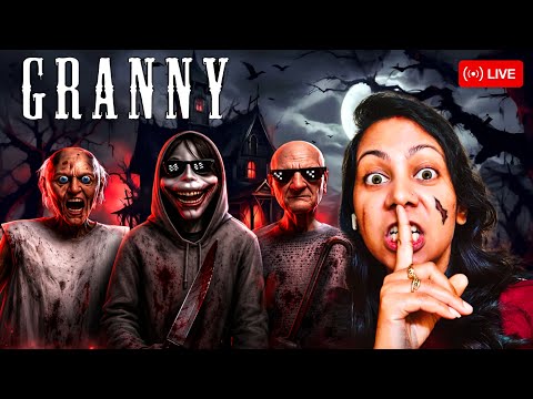 GRANNY LIVE GAMEPLAY 🔴 | CAN I ESCAPE GRANNY? 😱 #1 #granny #shorts #shortslive #horrorgame #video 