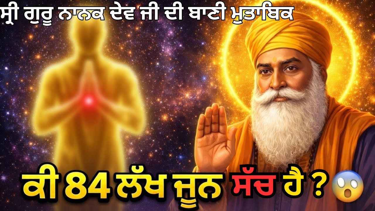 ਕੀ 84 ਲੱਖ ਜੂਨ ਸੱਚ ਹੈ? ਇਨਸਾਨੀ ਜਨਮ ਤੋਂ ਪਹਿਲਾਂ ਕੀ ਸੀ?#gurunanakdevji 