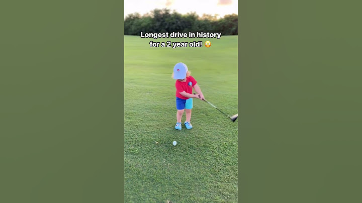 Longest Drive Ever for 2-Year-Old! 🚀🏌️‍♂️