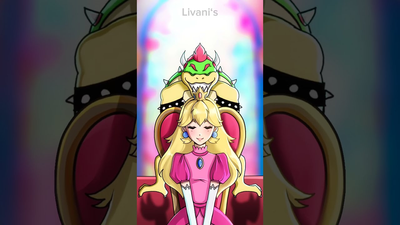 Left Or Right Peach X Bowser Mario Movie Shorts