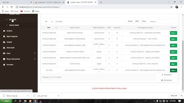 Demo Program Sistem Administrasi Pondok Pesantren Fathul Huda