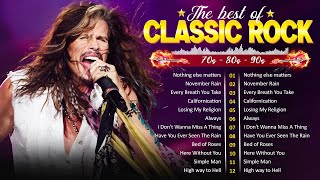Guns N Roses, Metallica,Aerosmith, Bon Jovi, Queen, ACDC, U2🔥Best Classic Rock Songs 70s 80s 90s#14