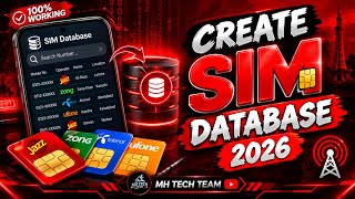 How To Create SIM Database Website & Android App (2026) | Full Setup Tutorial | MH TECH TEAM screenshot 5