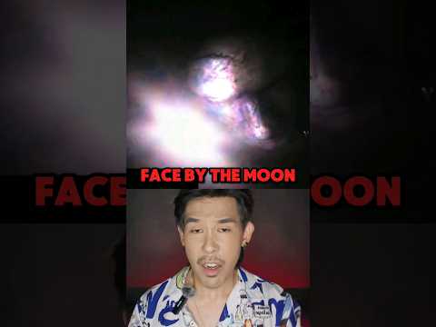 หน้าใครโผล่มาข้างๆดวงจันทร์ Face by the Moon (Tiktok:N_Cog) #หลอน #creepypasta #urbanlegend