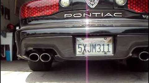 2001 Trans Am magnaflow