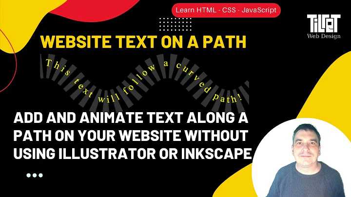 Website Text on a Path - without Inkscape or Illustrator. Learn the manual way with SVG code.