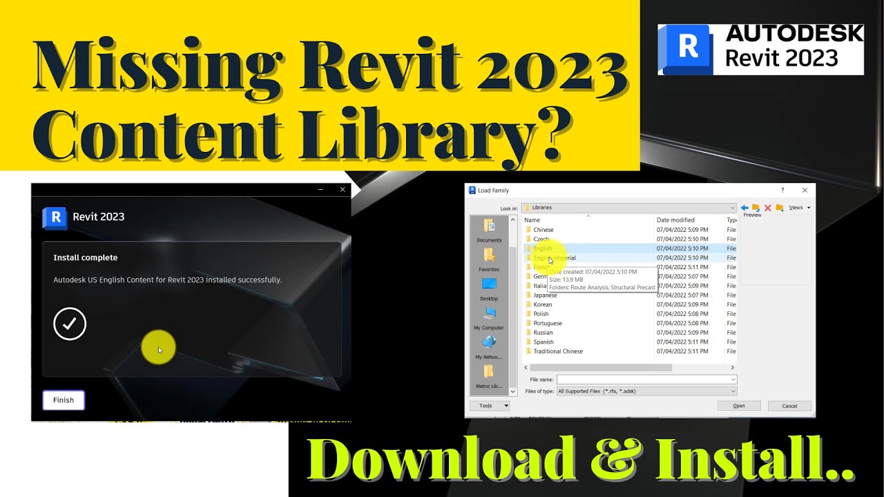 Thông tin về Revit Content năm 2023