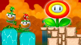 Newer Super Mario Bros Wii – Summer Sun 2 Players (Co Op) World 1