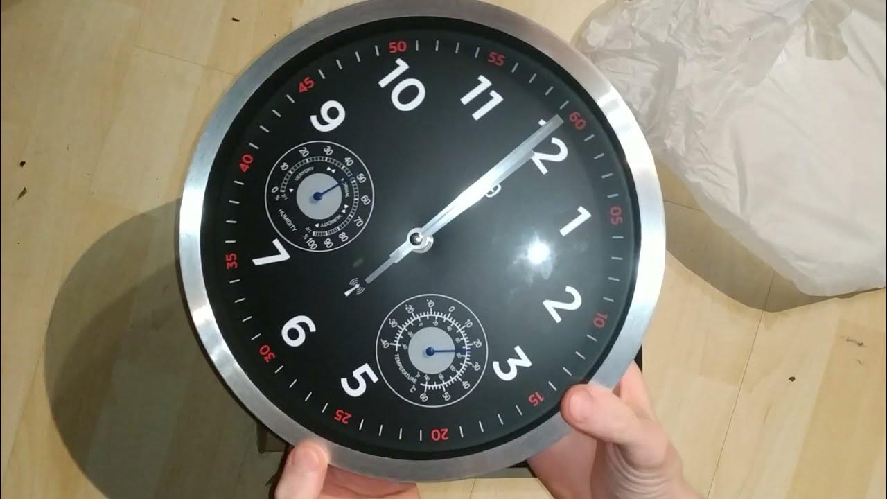 LIDL / AURIOL Radio Controlled Wall Clock 3 Years Warranty YouTube