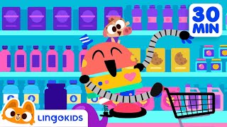 ABC CHANT 🔤🎶+ Baby Bot's Favorite Songs for Kids 🤖|Lingokids