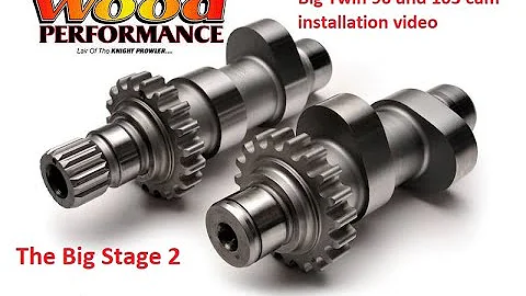 Big Twin 96 and 103 Cam install Stage 2 make your harley fast