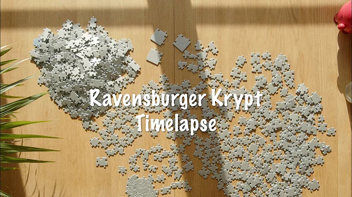 The Ravensburger Krypt solid color puzzle in under 2 minutes - Timelapse