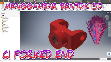 CI FORKED END INVENTOR AUTODESK PEMULA BAHASA INDONESIA