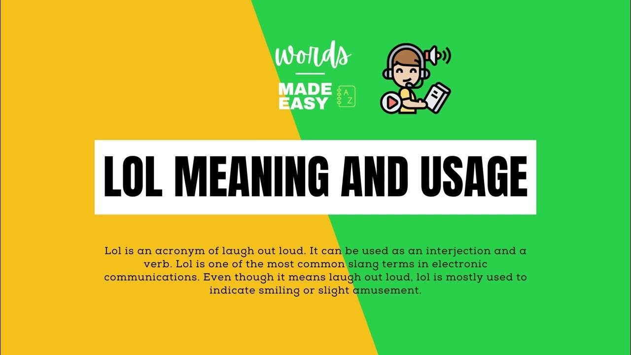 LOL Meaning And Usage English Laugh Out Loud Meaning YouTube lol-meaning-and-usage-english-laugh-out-loud-meaning-youtube