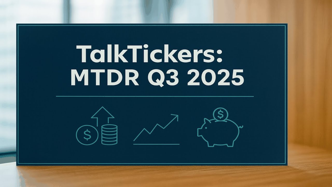 Matador Resources Q3 2025: Record Production Beats, But Stock Crashes 10%