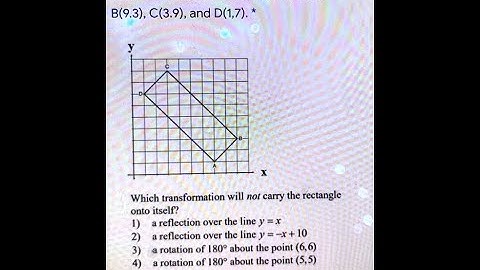 [Math] In the diagram, rectangle ABCD has 5 points vertices whose coordinates are A(7,1) , B(9.3) ,