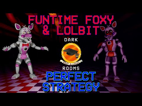 How to beat FNaF VR - Funtime Foxy + Lolbit Dark Rooms Walkthrough | FNaF Academy