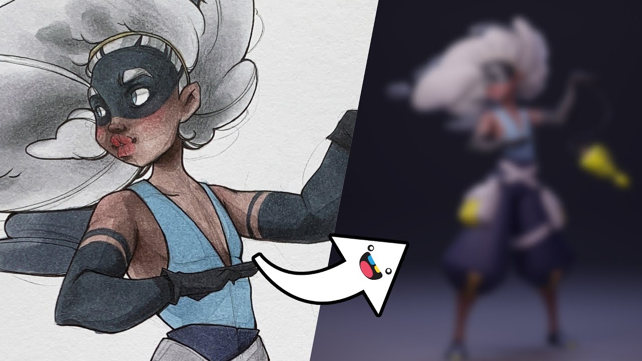 2D to 3D! Sculpting a Thief Girl from Start to Finish 💎 With Chelsea Gracei 💎