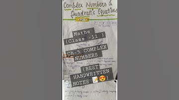 COMPLEX NUMBERS📝🦋✨ // Maths class -11 (BEsT HANDWRITTEN NOTES 📝😍)