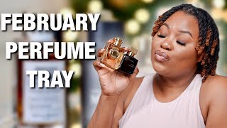 FEBRUARY PERFUME TRAY 2024 | PERFUMES I WILL BE WEARING THIS MONTH!