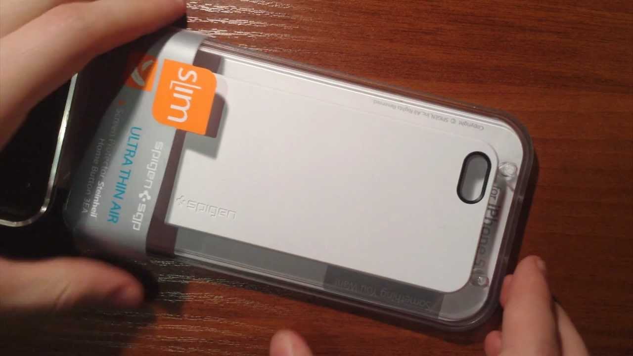 Spigen SGP Ultra Thin Air (White) обзор