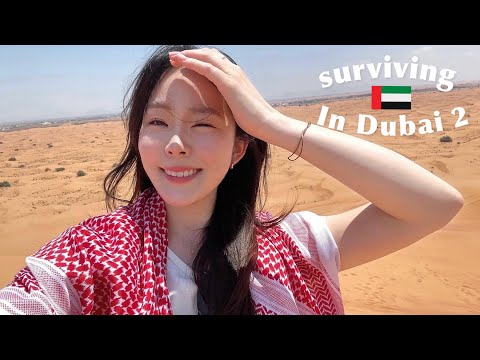 🇦🇪Dubai vlog 2 l 두바이 여행편🐪ㅣ사막투어ㅣ 부르즈할리파 분수쇼ㅣ 오즈모 포켓3 vlogl 국악공연ㅣ두바이 홍수로 갇히다..ㅣ두바이초콜렛