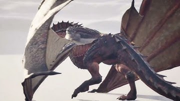 Tyrant Dragon walk cycle by SonP CtrlZ Animation