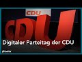 Digitaler Bundesparteitag der CDU (1)
