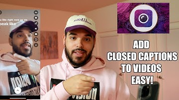 ADD CLOSED CAPTIONS TO INSTAGRAM STORIES (EASY) | THREADS APP