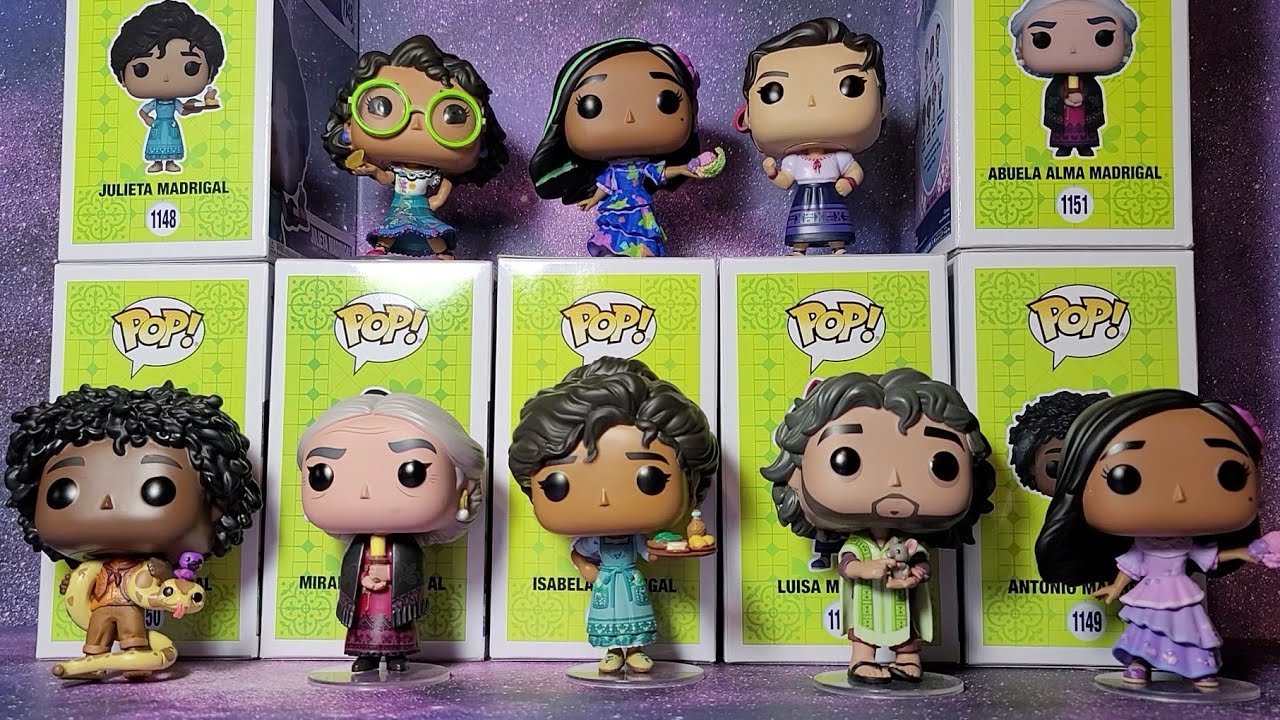 ENCANTO ENTIRE SET OF FUNKO POPS UNBOXING AND REVIEW! DISNEY MADRIGAL  FAMILY! 