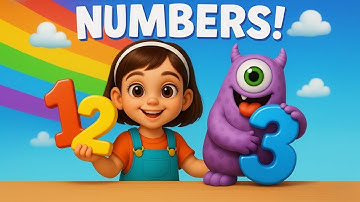 Counting 1 to 10 | Number Songs for Kids & Nursery Rhymes | Learning to count with Loopics