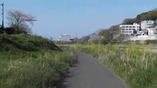 香東川自転車道クロスバイク車載動画