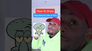 How To Draw Squidward #shorts #spongebob #art #drawing