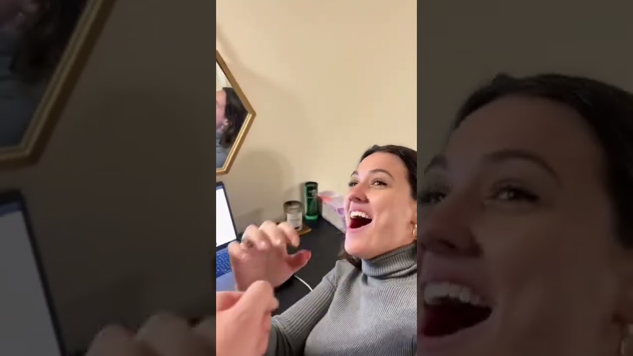 pretending my fiancée has a mustache pranks 