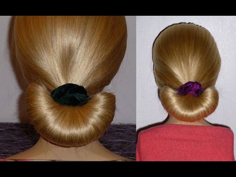 Пучок из волос. ОЧЕНЬ БЫСТРО! Причёска для средних, длинных волос на каждый день Пучок из волос. ОЧЕНЬ БЫСТРО! Причёска для средних, длинных волос на каждый день