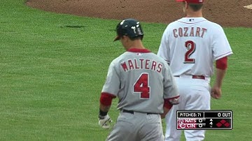 WSH@CIN: Walters rips double to right to score Harper