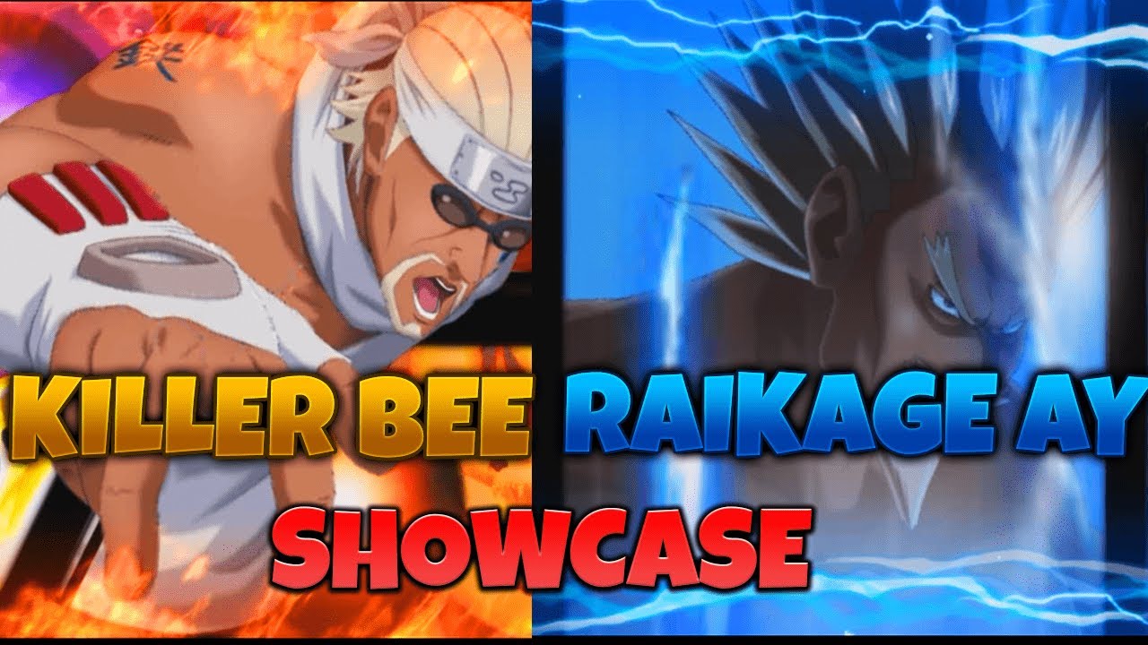 NXBNV: Killer Bee & Raikage Ay NEW EX  SHOWCASE Naruto x Boruto Ninja VOLTAGE