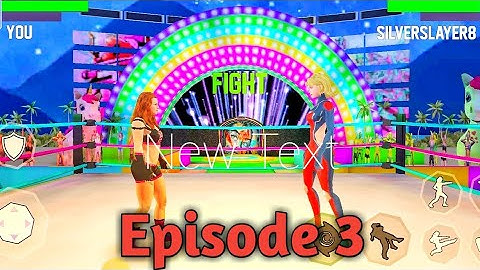 Bed girl wrestling gym fighting pro part 3