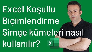 #Excel Excel Koşullu Biçimlendirmeler de simge kümeleri 581. video | Ömer BAĞCI