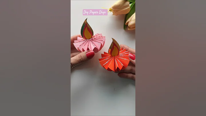 Make a STUNNING Paper Diya For Diwali Wall Decor!