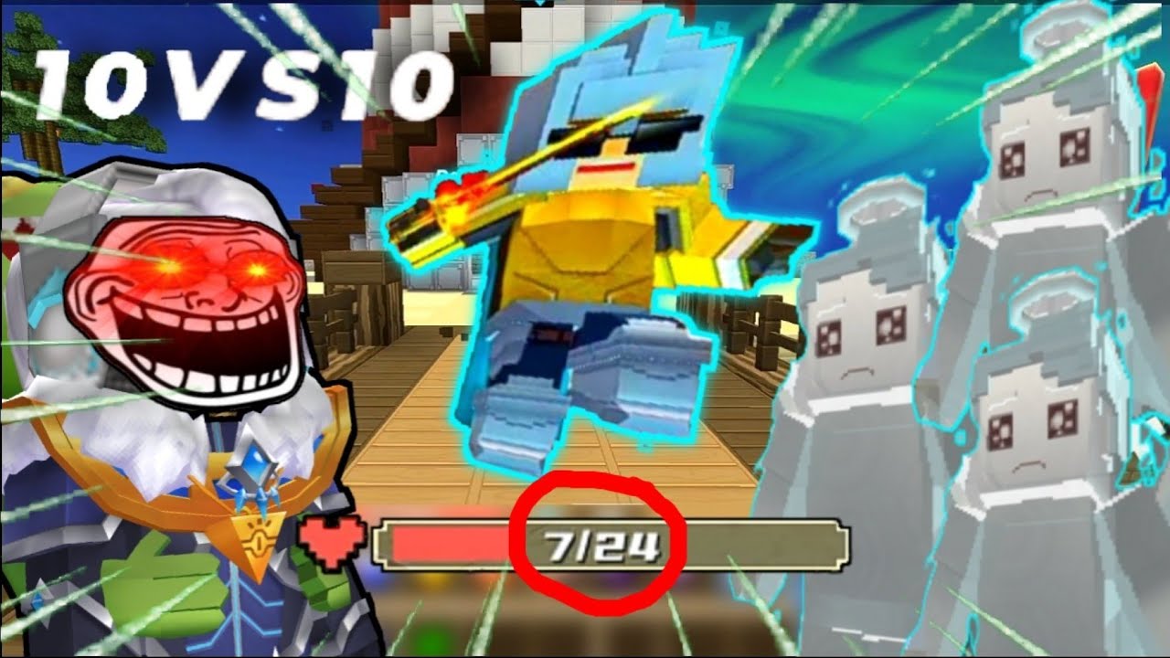 Playing 10v10 Game Mode In Bedwars! - BlockMan Go - YouTube