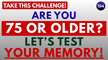 ARE YOU 75 OR OLDER? LET’S TEST YOUR MEMORY! || 30 QUESTIONS #generalknowledge #quiz #triviaquiz