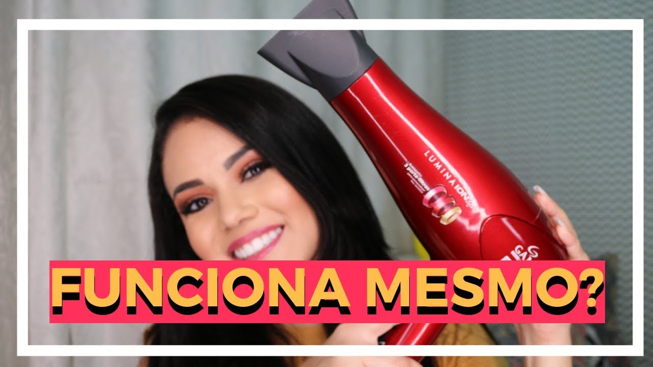 #Unboxing | Será que funciona? Secador de Cabelo Lumina Íon da Gama - YouTube