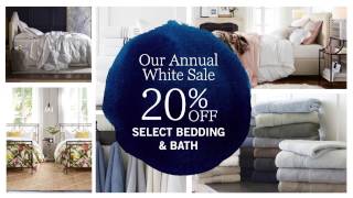 Pottery Barn's White Sale