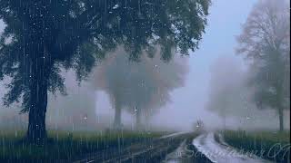 heavy rain in the countryside  RAIN SOUNDS FOR SLEEPING  ASMR #asmr #rain #asmrsounds