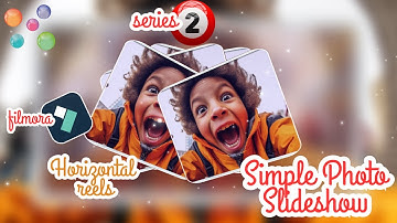 Easy Photo Slideshow Tutorial  | Filmora 14 Effects & Transitions - Two