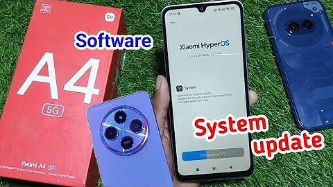 Redmi A4 5g mobile me system update kaise kare/how to system update in settings redmi A4 5g mobile