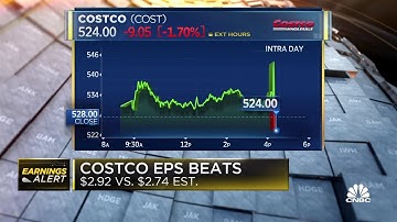 Costco beats on the top and bottom line