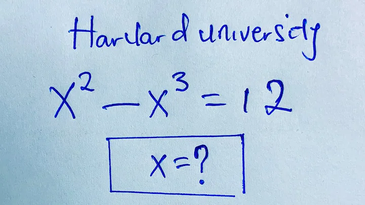 Only Geniuses Can Solve This Equation! 🔥 x² - x³ = 12”
