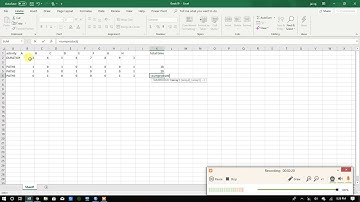 network model done using ms-excel part 3